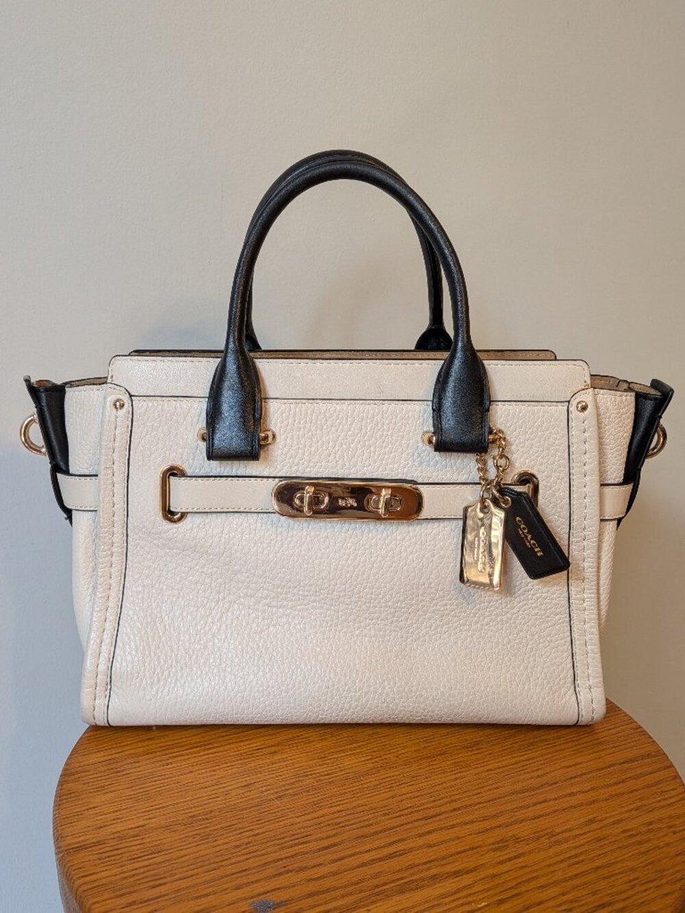 Coach Swagger 27 in Colorblock Leather Purse